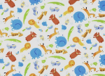 Oh Boy! Animal Scatter - Small on White